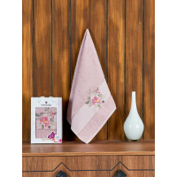 11961-Светло-розовый FLOWER Полотенце 50х90 в коробке MERZUKA 11961-Светло-розовый FLOWER Полотенце 50х90 в коробке MERZUKA
