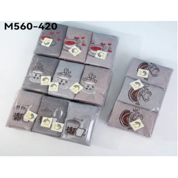 M560-420 Кофейные Махра 35х75 (6) Полотенце Северный город M560-420 Кофейные Махра 35х75 (6) Полотенце Северный город