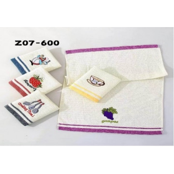 Z07-600 Кухня Махра 35х75 (6х2шт) Полотенце Северный город